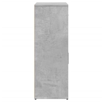 Dressoir 60x30x84 cm bewerkt hout betongrijs