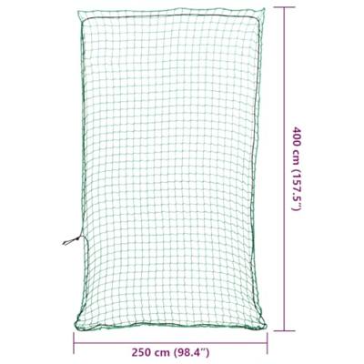 Aanhangwagennet elastisch touw 4x2,5 m polypropeen groen