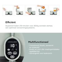 Multifunctionele keukenmachine Nutribaby Glass BABYMOOV groen - thumbnail