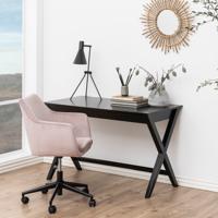 Bureau Gorvik - zwart - 75x120x60 cm - Leen Bakker - thumbnail