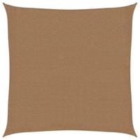 VidaXL Zonnezeil 160 g/m² 3x3 m hdpe taupe - thumbnail