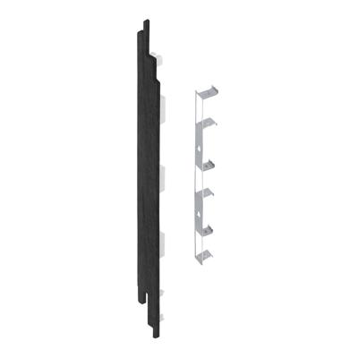 Keralit Eindkap links Zwart eiken (2884) (Sponningdeel 190)