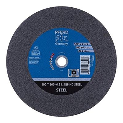 PFERD TOOLS 100 T 500-6,3 L SGP HD STEEL/40,0 66325050 Doorslijpschijf recht 500 mm 5 stuk(s) Getemperd staal, Staal