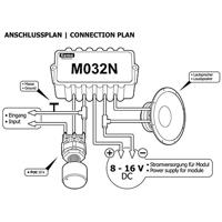 Kemo M032N Mono-versterker Module 6 V/DC, 9 V/DC, 12 V/DC, 16 V/DC 12 W 4 Ω - thumbnail
