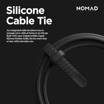 Nomad USB-C naar USB-C Kevlar® kabel (1.5m/240W) - Carbide - thumbnail