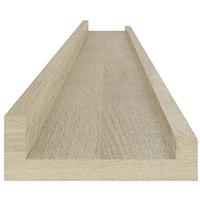 Wandschappen 4 st 100x9x3 cm sonoma eikenkleurig - thumbnail