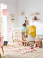 Babybed met spijlen CONFETTI wit - thumbnail