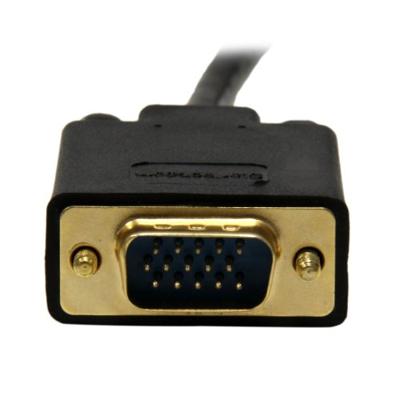 StarTech.com 1,8 m DisplayPort naar VGA-kabel - actieve DisplayPort naar VGA-adapterkabel - 1080p video - DP naar VGA-monitorkabel - DP 1.2 naar VGA converter - vastklikkende DP stekker (DP2VGAMM6B)