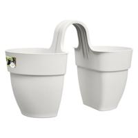 Elho vibia campana flower twin 21 zijdewit - thumbnail