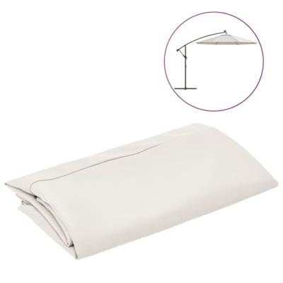 VidaXL Vervangingsdoek voor zweefparasol 300 cm zandwit VidaXL Vervangingsdoek voor zweefparasol 300 cm zandwit