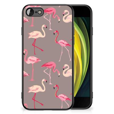 iPhone SE 2022 | SE 2020 | 7/8 Dierenprint Telefoonhoesje Flamingo