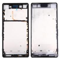 Voorzijde huisvesting LCD Frame Bezel voor Sony Xperia Z3 + / Z4 (zwart) - thumbnail