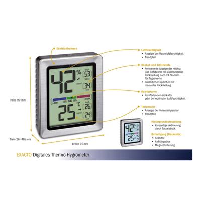 TFA Dostmann 30.3241.02 Draadloos 433 MHz