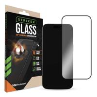 Striker D3O Xtreme Impact Glass Screen Protector - Black Frame - Apple iPhone 16 Pro/17/17 Pro - thumbnail