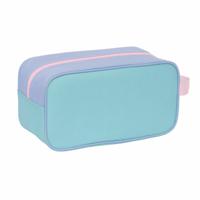 Reisschoenenrek Munich Mellow Blauw Roze Celeste 29 x 15 x 14 cm - thumbnail