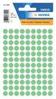 Etiket herma 1845 rond 8mm groen 540st - thumbnail