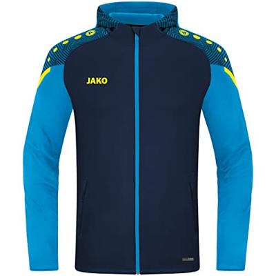 JAKO 6822 Jas Met Kap Performance - Marine/Jako Blauw - L
