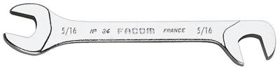 Facom steeksleutel micromechanica, bek 15° en 75° gebogen 13/32' - 34.13/32