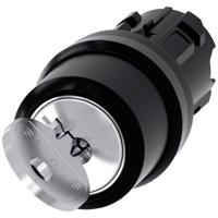 Siemens 3SU1000-4DF11-0AA0 Sleutelschakelaar 1 x 90 ° IP66, IP67, IP69/IP69K 1 stuk(s) - thumbnail