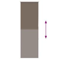 Rolgordijn verduisterend koffie 45x175 cm stofbreedte 40,7 cm - thumbnail