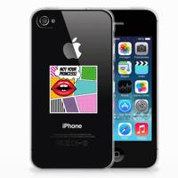 Apple iPhone 4 | 4s Silicone Back Cover Popart Princess - thumbnail