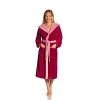 Vossen Vossen Badjas Poppy cranberry/light fuchsia M - thumbnail