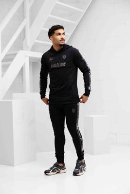 Malelions Sport Warming Up Trainingspak Heren Zwart - Maat S - Kleur: Zwart | Soccerfanshop