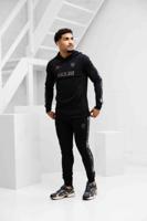 Malelions Sport Warming Up Trainingspak Heren Zwart - Maat S - Kleur: Zwart | Soccerfanshop - thumbnail