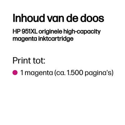 Originele inkt cartridge HP CN047AE Magenta - thumbnail