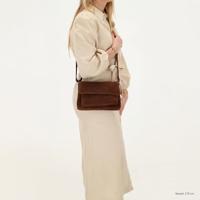 Hide & stitches brazos schoudertas-Dark Brown - thumbnail