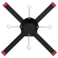 Kerstboomstandaard 61x61x15,5 cm zwart - thumbnail