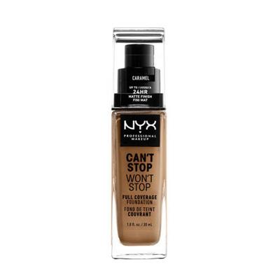 NYX Professional Makeup Can't Stop Won't Stop Full Coverage foundation - Caramel CSWSF15 NYX Professional Makeup Can't Stop Won't Stop Full Coverage foundation - Caramel CSWSF15