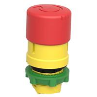 Schneider Electric ZB5AS834 Noodstopschakelaar Kunststof frontring IP66 1 stuk(s) - thumbnail