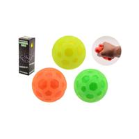 Johntoy Glow in the dark squeeze ballen, 3st - thumbnail