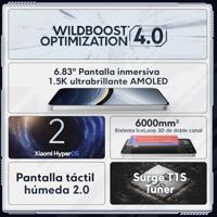 Smartphone Xiaomi F7 5G 12-512 BK 6,83" Octa Core 12 GB RAM 512 GB Zwart - thumbnail