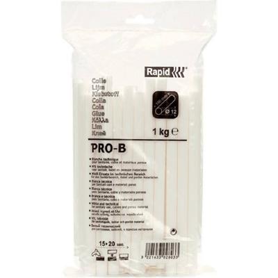 Rapid Lijmpatronen PRO-B, Wit Ø12mm 1kg Rapid Lijmpatronen PRO-B, Wit Ø12mm 1kg