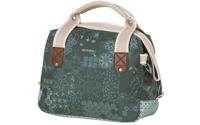 Basil bohème city bag - groene hand-, schouder- en stuurtas - 8l - waterafstotend - trendy bohemien print - thumbnail