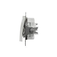 Schneider Electric EPH1170121D Dubbele knop Asfora Wit (RAL 9003) 1 stuk(s) - thumbnail