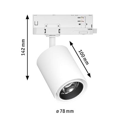 Paulmann Kratos 96574 LED-railspot ProRail3 25 W LED Wit