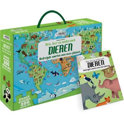 Rebo Publishers Boek en puzzel - dieren Rebo Publishers Boek en puzzel - dieren