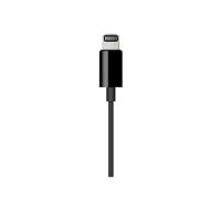 Lightning naar 3.5mm koptelefoonaansluiting kabel (1.2m) Zwart - thumbnail