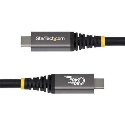 USB-kabel Startech CC150CM80GUSB4CABLE Zwart 1,5 m