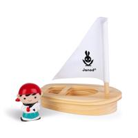 Mertex Janod badspeelgoed john mouss met zeilbootje - thumbnail