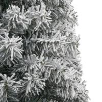 VidaXL Kunstkerstboom smal met standaard en sneeuw 300 cm pvc - thumbnail