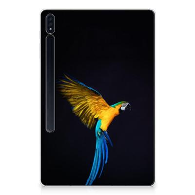 Samsung Galaxy Tab S7 Plus | S8 Plus Back Case Papegaai Samsung Galaxy Tab S7 Plus | S8 Plus Back Case Papegaai