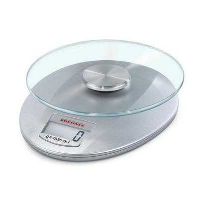 Soehnle keukenweegschaal roma digitaal 5 kg zilverkleurig