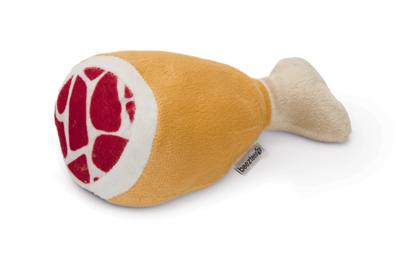 Pluche hondenspeeltje drumstick 22 cm Pluche hondenspeeltje drumstick 22 cm