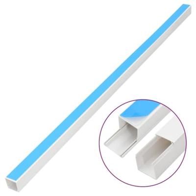 VidaXL Kabelgoot zelfklevend 40x40 mm 10 m pvc VidaXL Kabelgoot zelfklevend 40x40 mm 10 m pvc