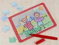 Creativ Company Puzzel, afm 21x30 cm, wit, 1 stuk - thumbnail