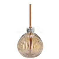 Drinkglas Kerstbal met Rietje Brons - thumbnail